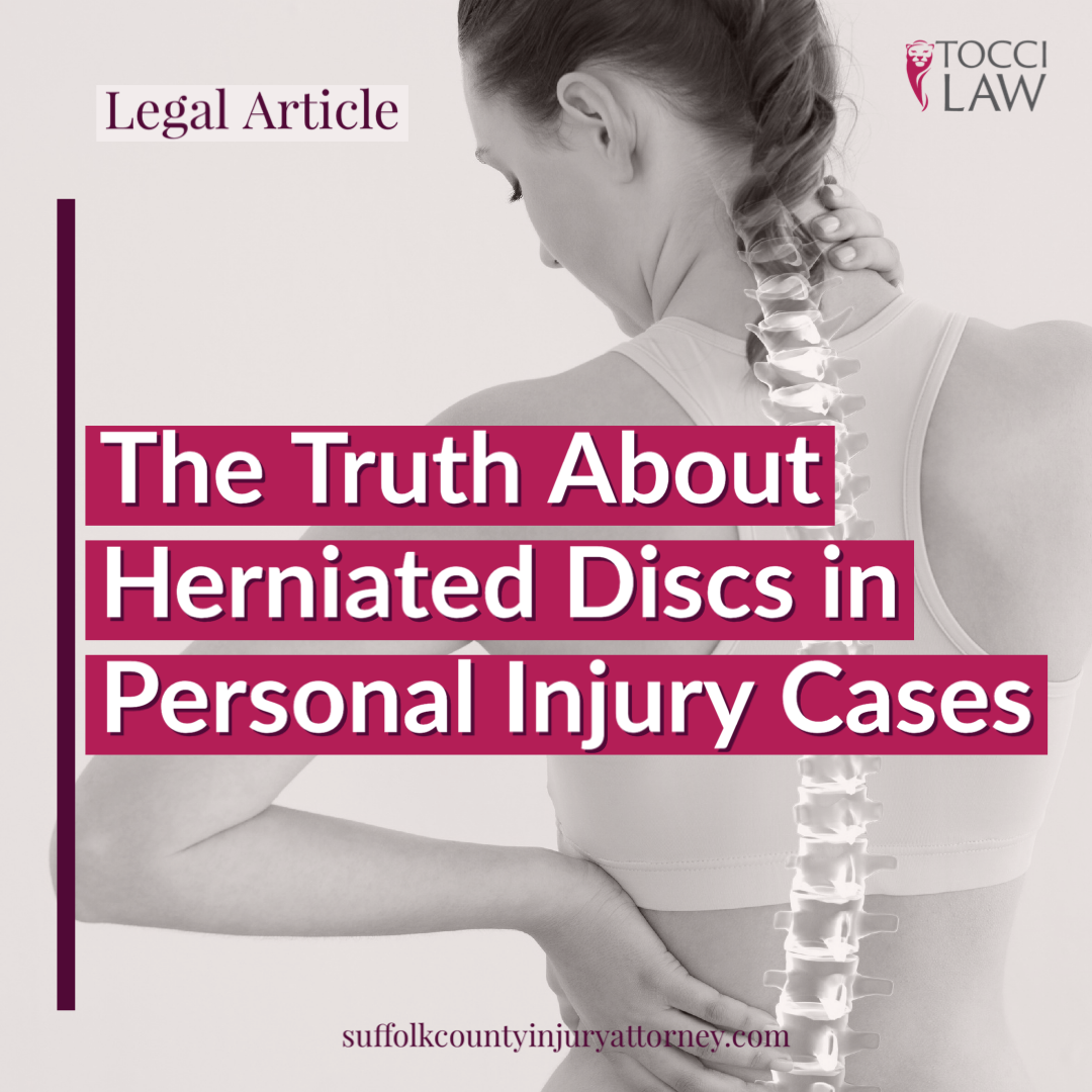 The Truth about Herniated Discs in Personal Injury Cases